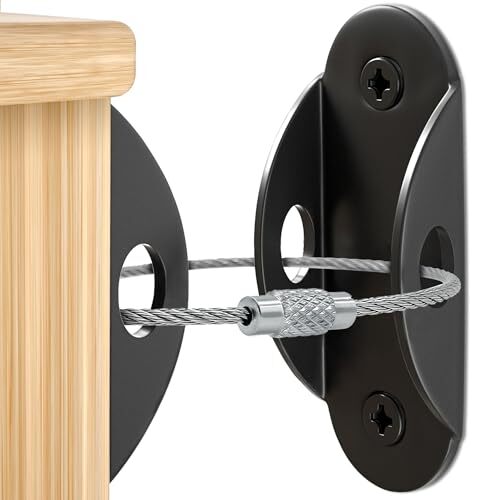 Booda Brand Furniture Anchors 10 Pack Anti Tip Furniture Straps for Baby Proo...