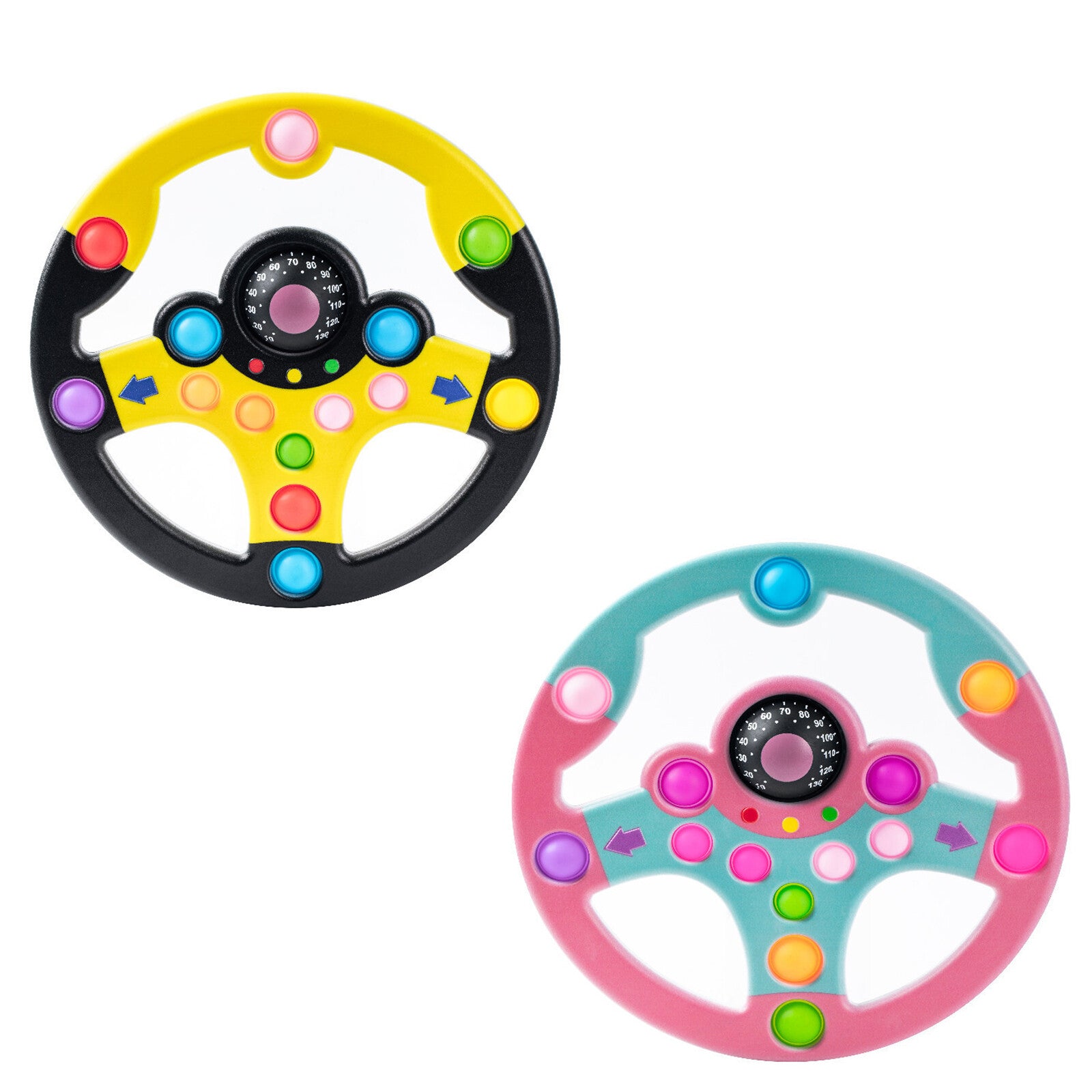 Steering Wheel Shaped Decompression Toy, Stress Relief Board Game