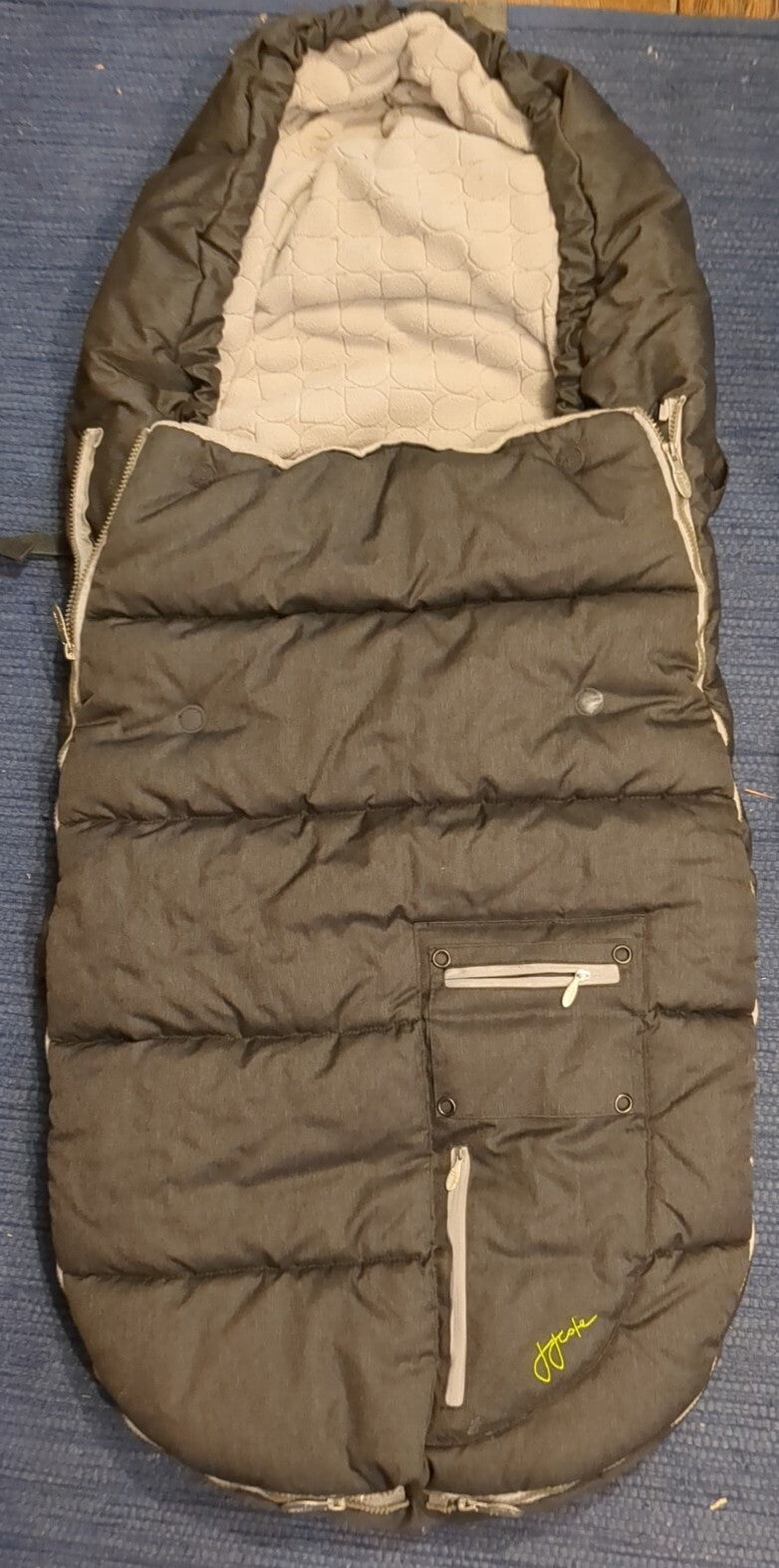 JJ J.J. COLE BUNDLE ME ARCTIC CHARCOAL SILVER Stroller/Car Seat Cover