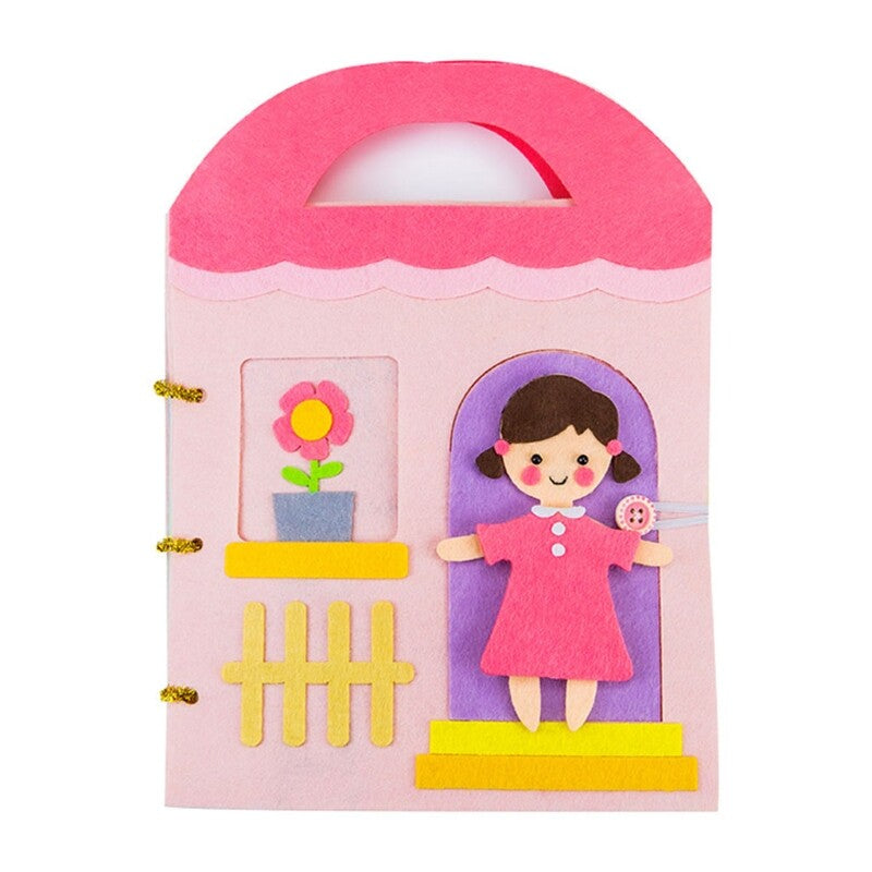 Fun Interactive Baby Book with Daily Life Activities Kids Behavior Training Book