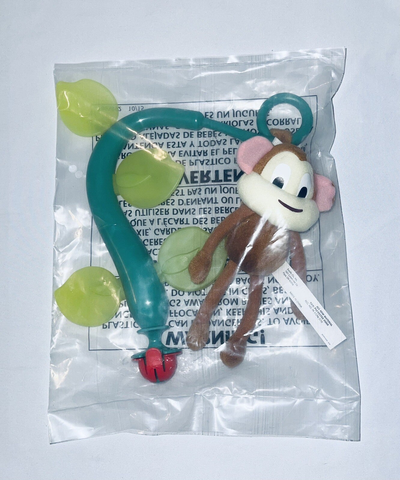 Evenflo Exer Saucer Jungle Quest Replacement Part Monkey & Tree Hanging Toy NEW