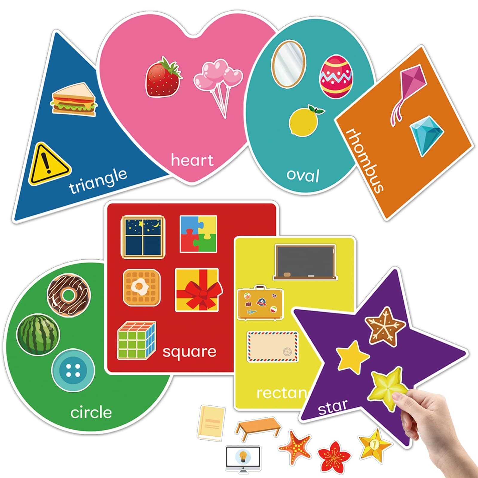 Shape Sorters for Toddlers Shape Puzzle and Matching Games Set for Kids Learn...