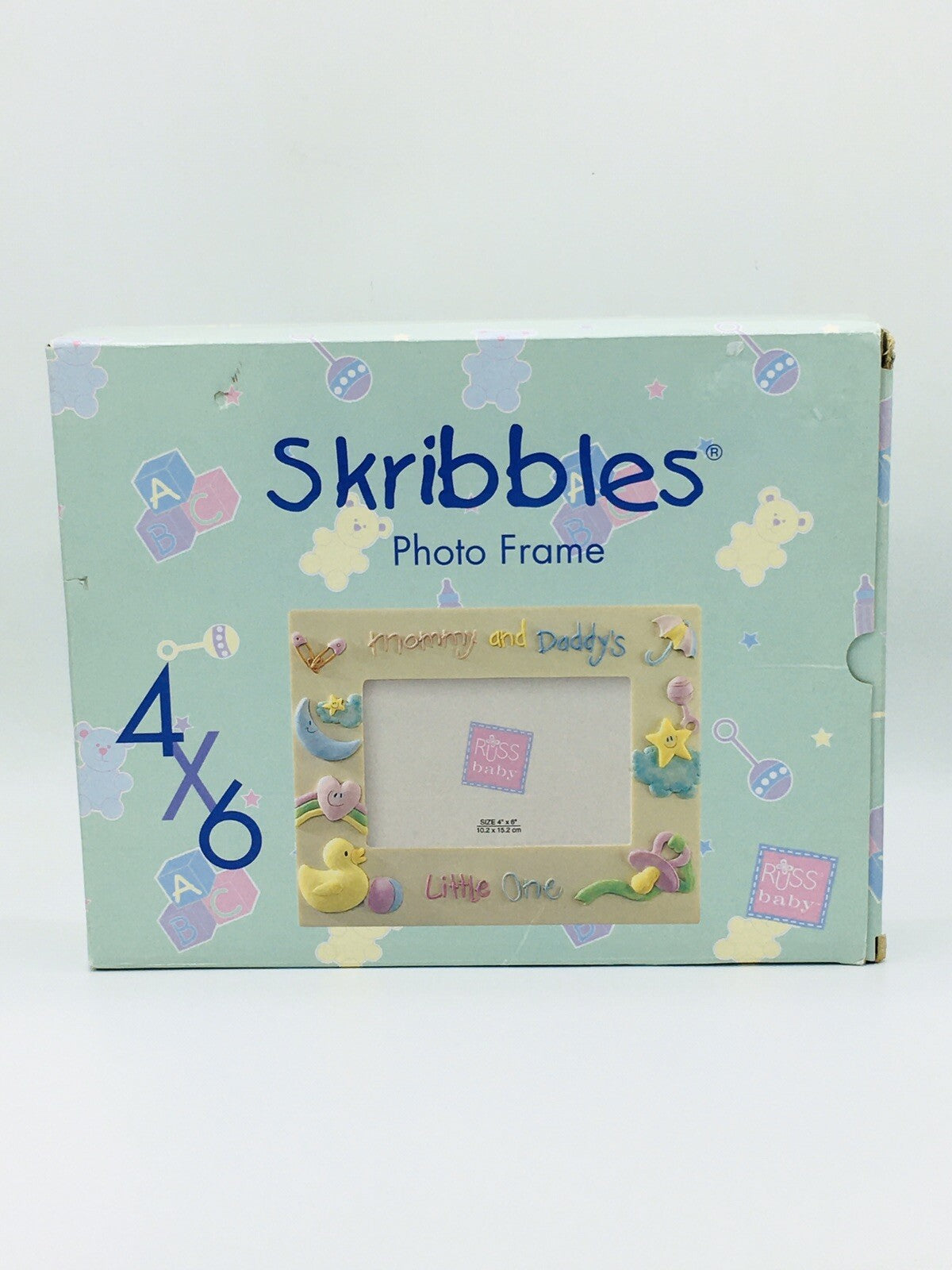 Russ Scribbles 4 X 6 Baby Photo Frame "Mommy and Daddy's Little One"  