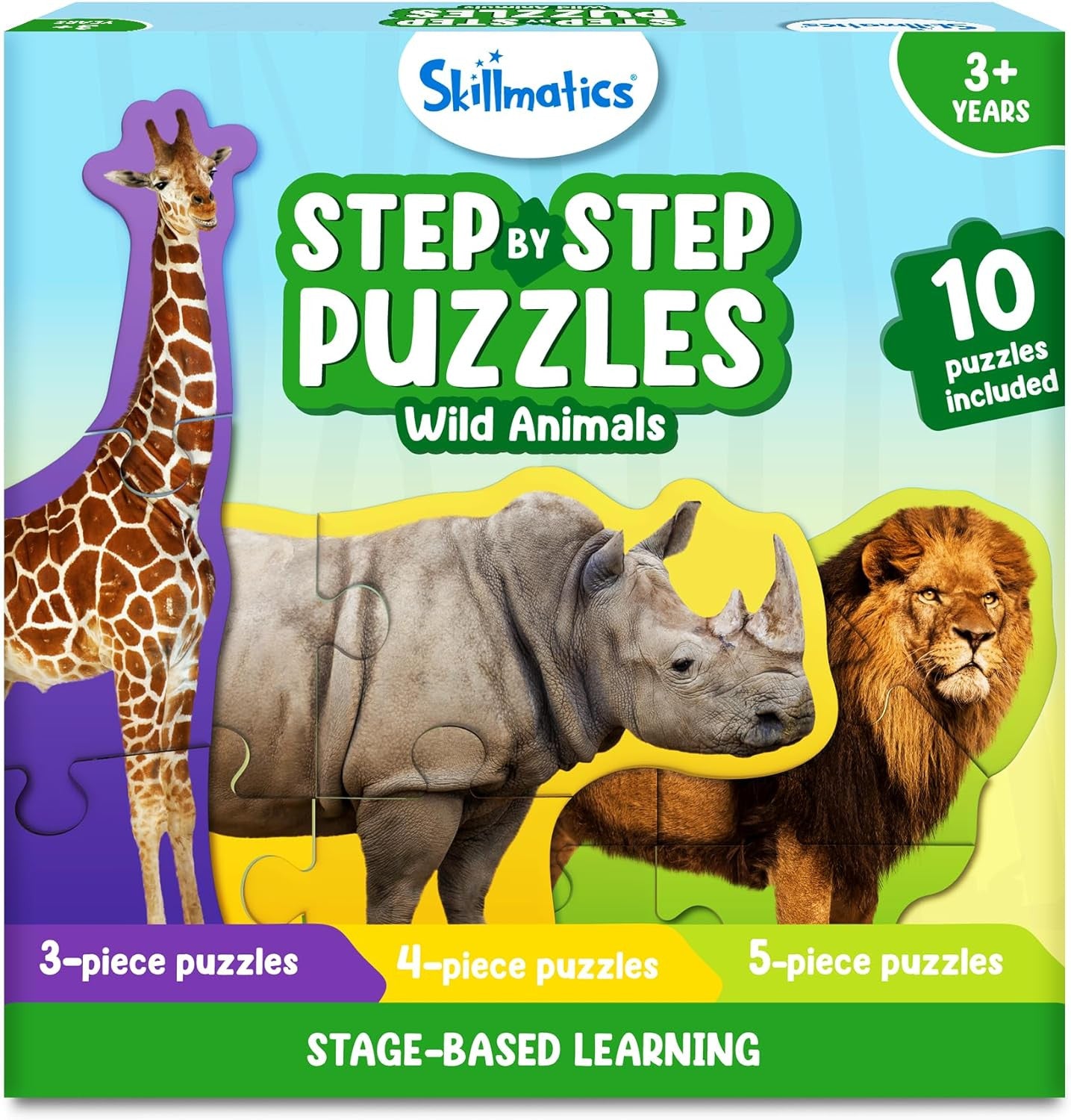 Step by Step Puzzle - 41 Piece Underwater Animal Jigsaw & Toddler Puzzles, Educa