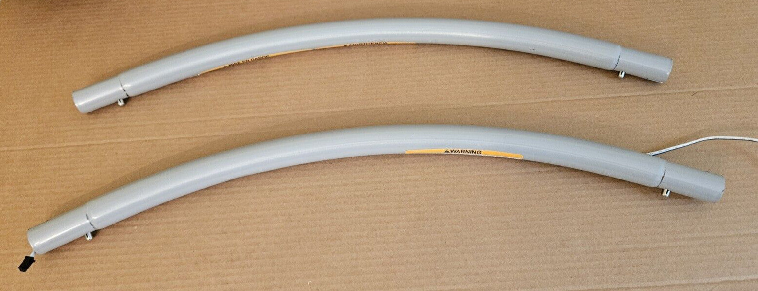 Graco Simple Sway Swing Ivy Replacement Part 2 Leg Tubes With Wire Light Gray