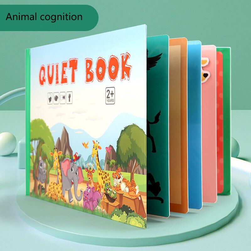 Montessori Quiet Book for Toddlers Montessori Busy Book Preschool Educational