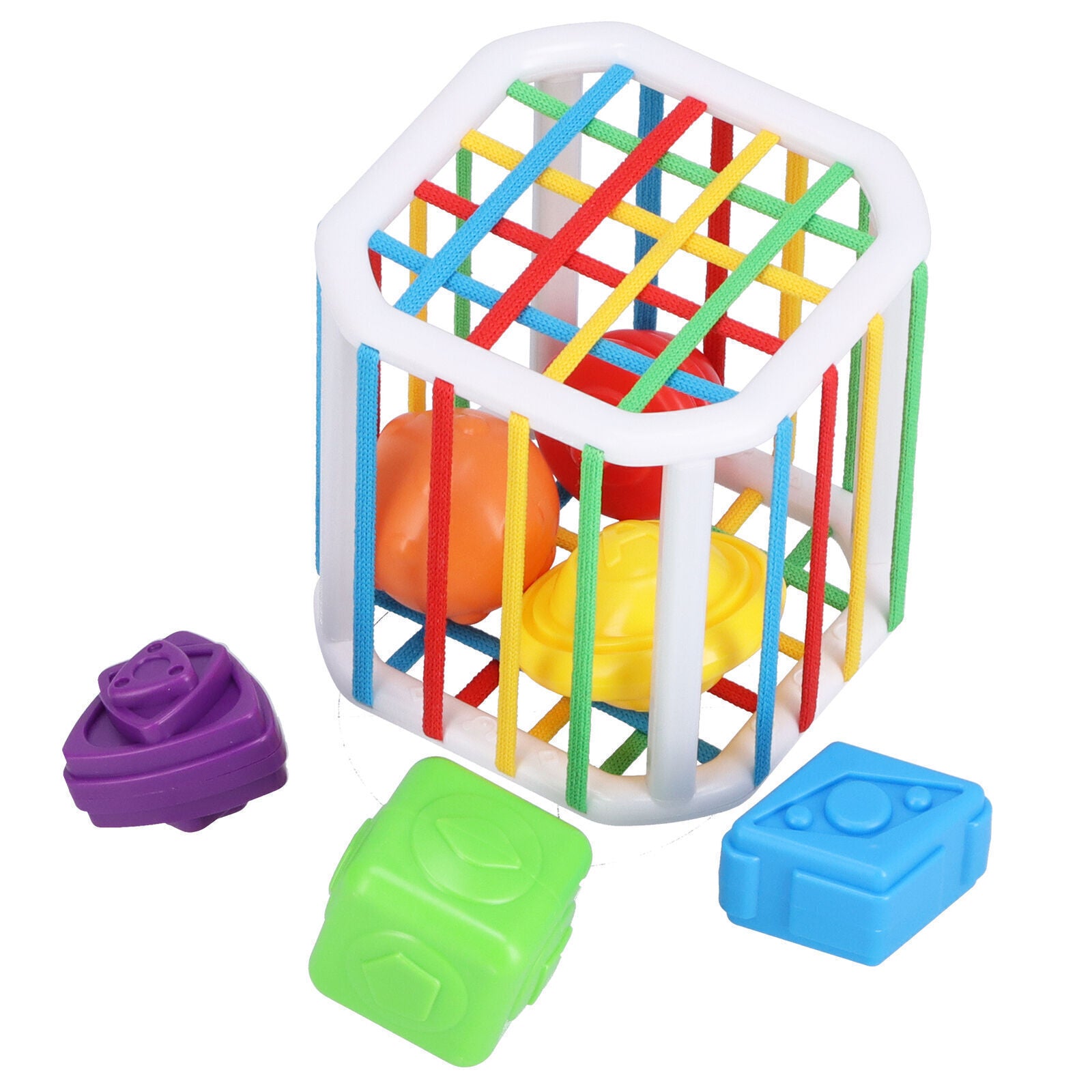 Baby Shape Sorting Toy Safe Soft Educational Training Shape SorterToys for