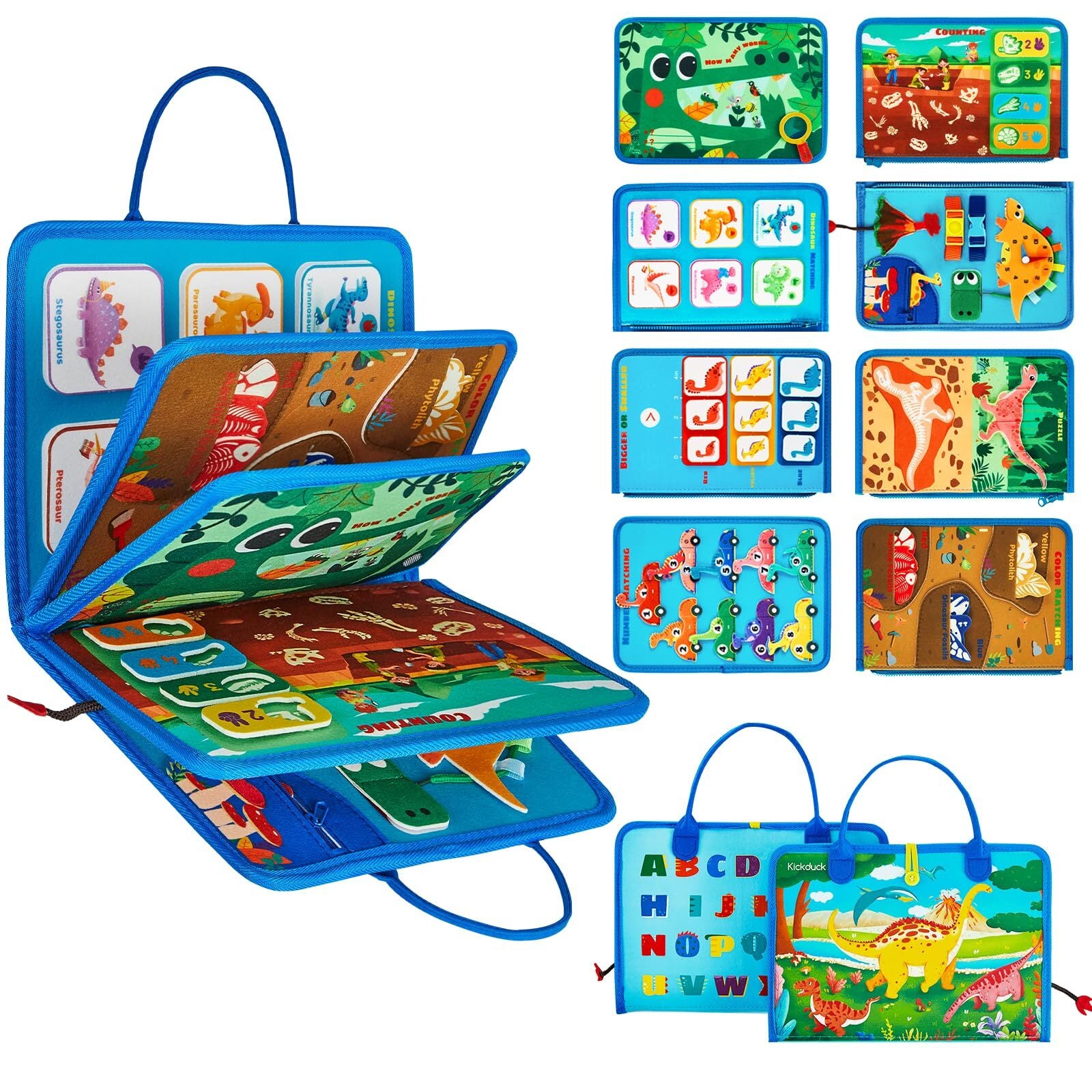 Busy Board Montessori Toys for 3 4 Year Old Boys & Girls Birthday Gifts, Educ...