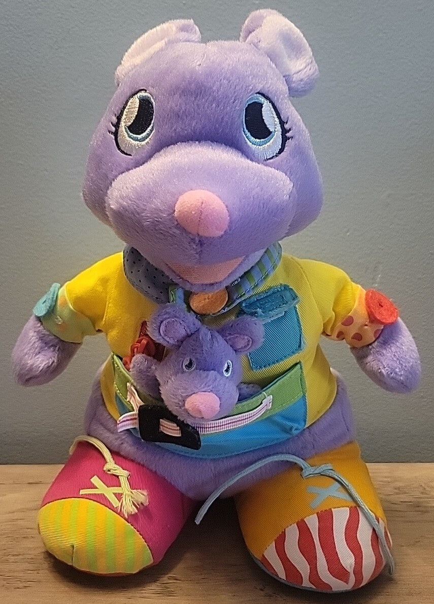 Mommy & Me Lets Get Dressed Kangaroo Plush 2008 Planet Toys 1713