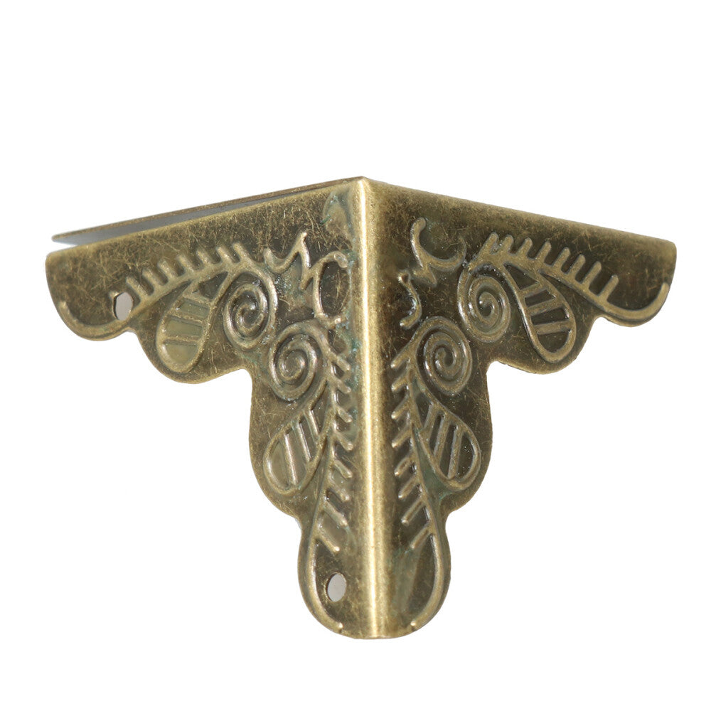 Alloy Furniture Decorative Triangle Box Corner Protector Guards Pads Desk Covers