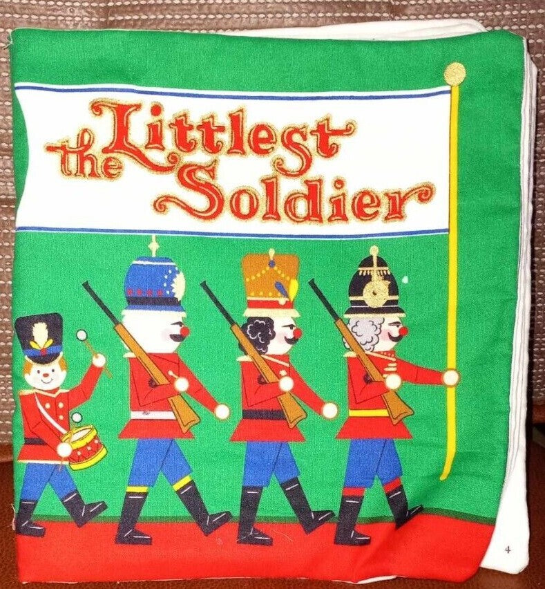 Homemade Cotton Blend  Christmas Story Book 