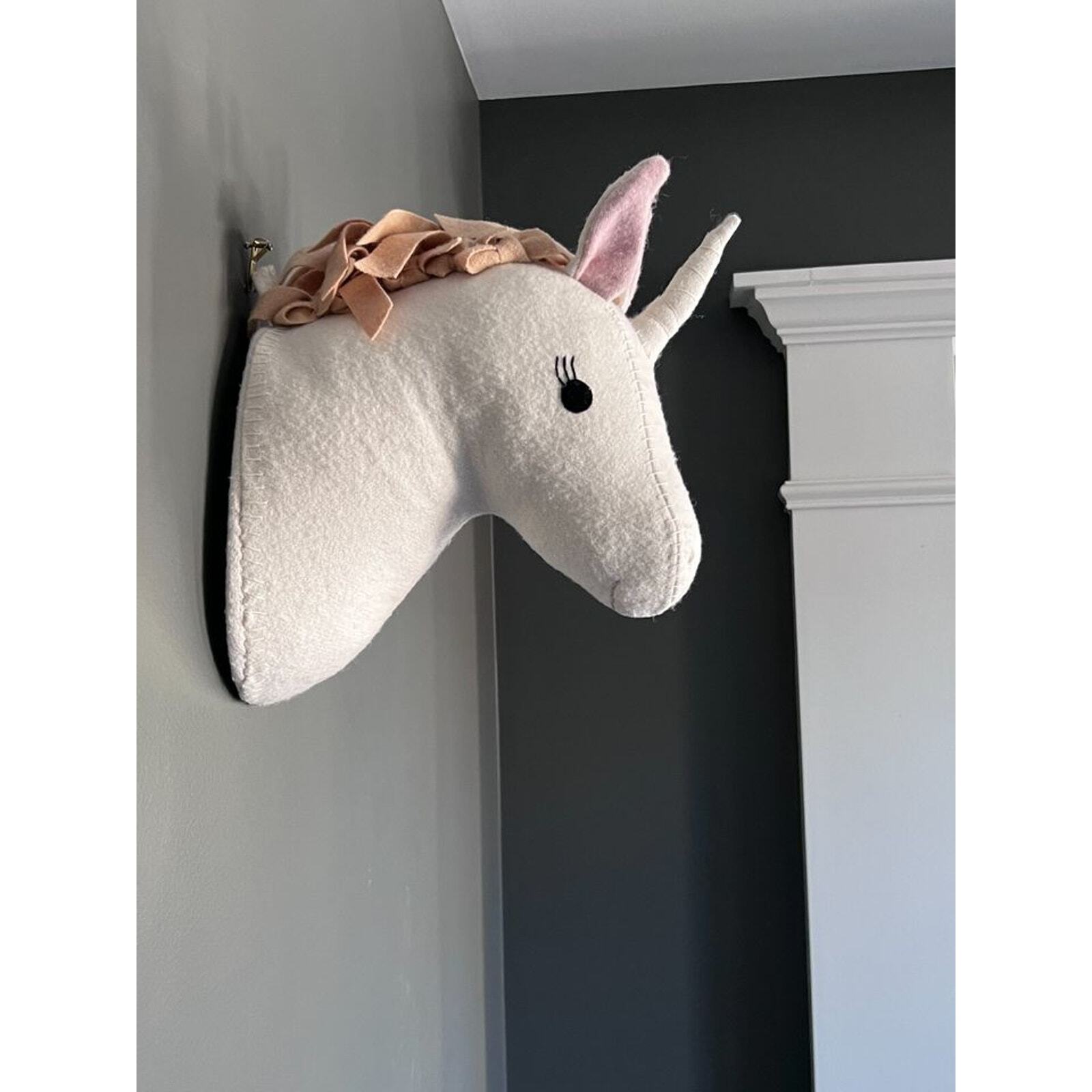 Unicorn Plush Girls Room Wall Decoration Hard to Find Pillowfort collection