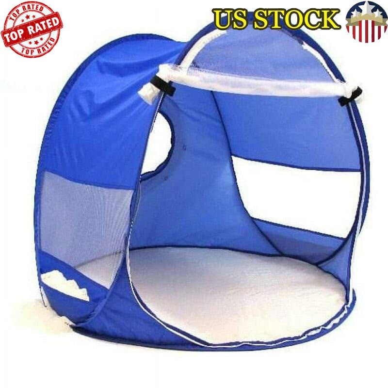 Pop-Up Shade Dome Tent UV Protection 50 UPF Blue Color 2-3 Person Capacity New