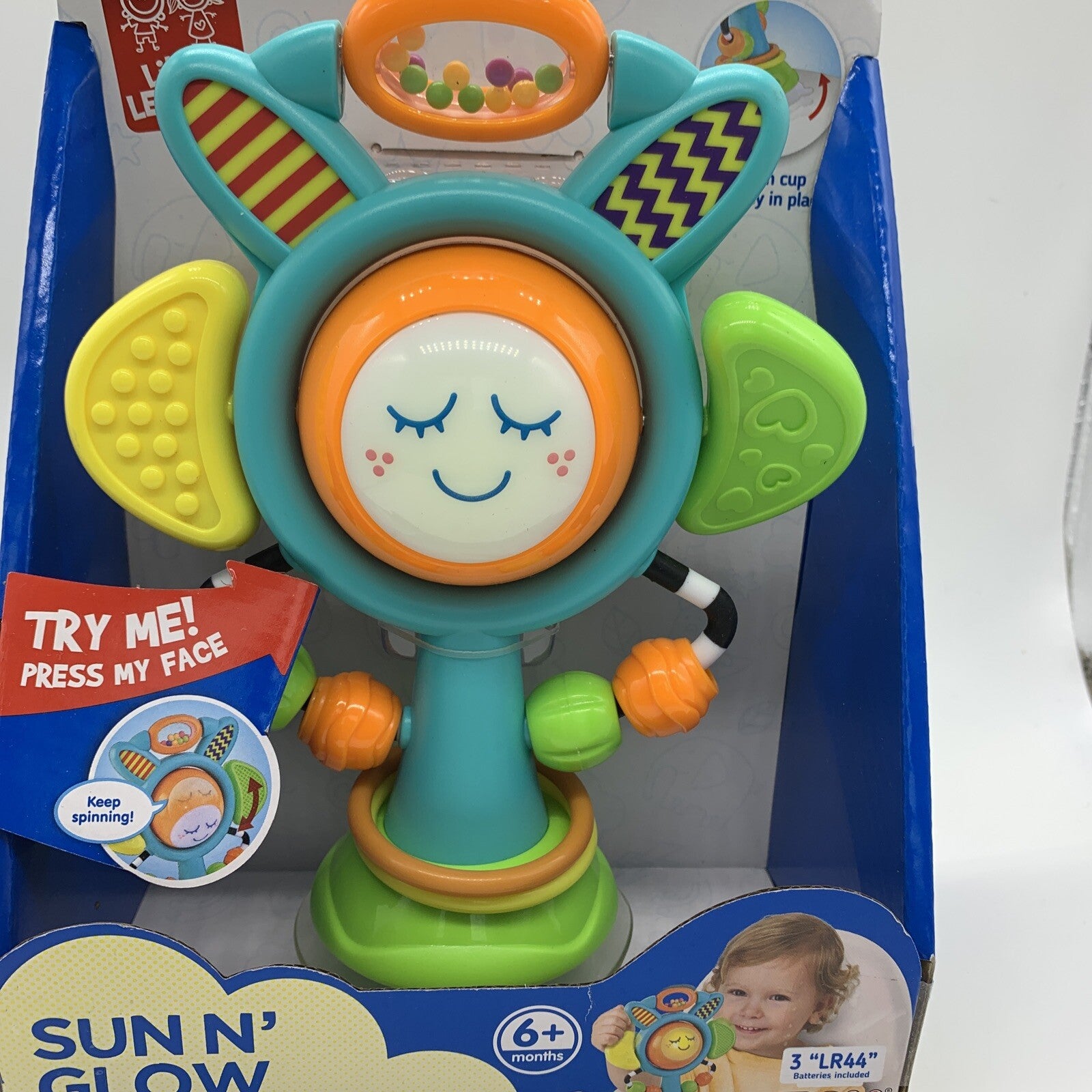 Hap-P-Kid Little Learner Sun N Glow High Chair toy. TT1