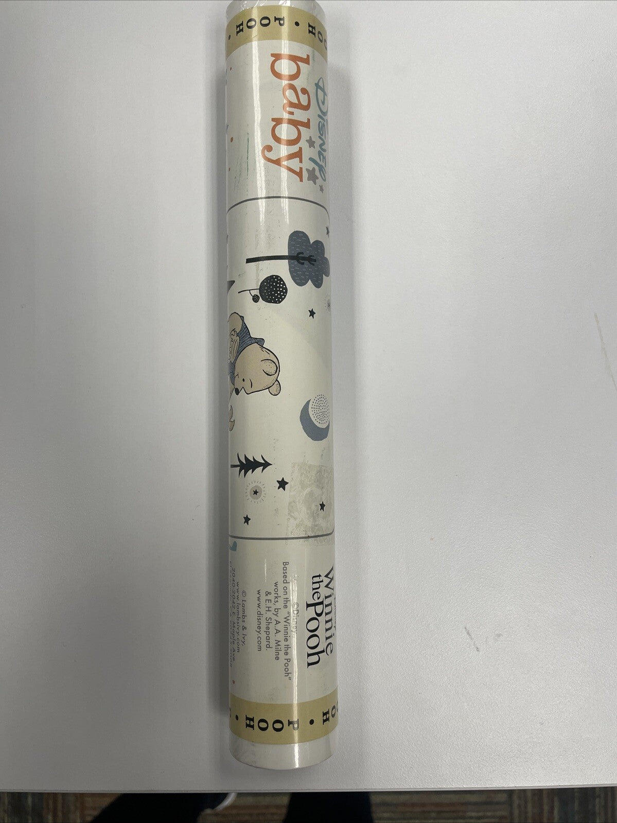 Disney Baby Forever Winnie The Pooh Blue/Beige Bear Wall Decals by Lambs & Ivy