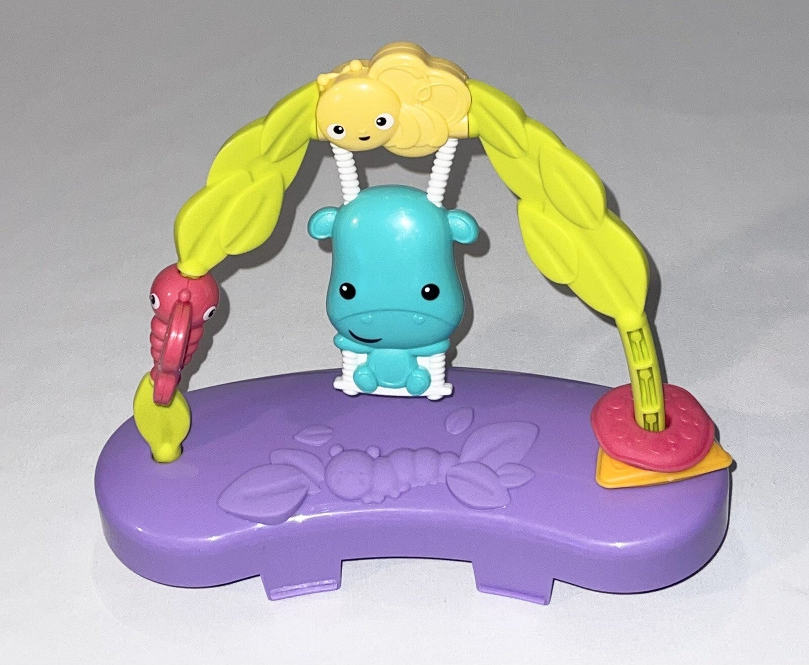 Fisher Price PINK PETALS Jumperoo Replacement Part Swinging Hippo Toy NEW