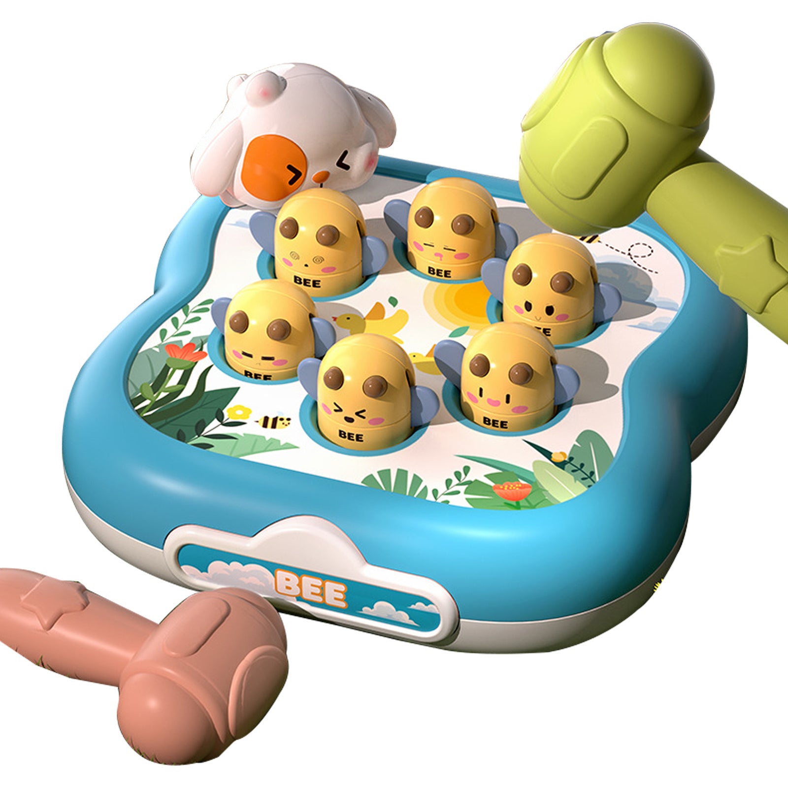 Pounding Toys for Kids Pounding Cartoon Toy with Hammer Whacking Interactive Toy