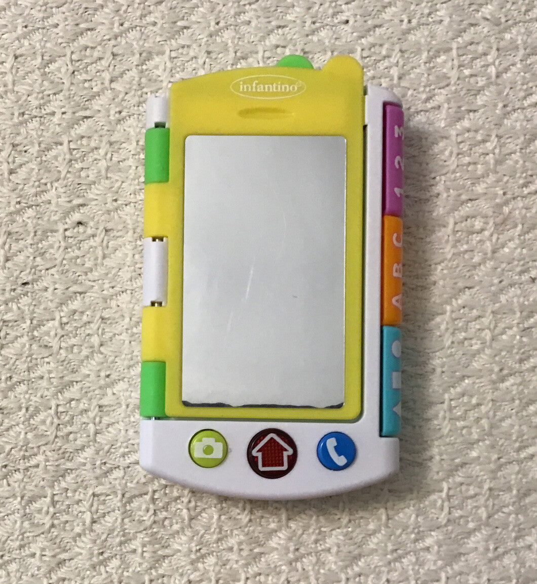 Infantino Phone and Book Learning Toy - 43 Encouraging Phrases, 6 Fun SFX