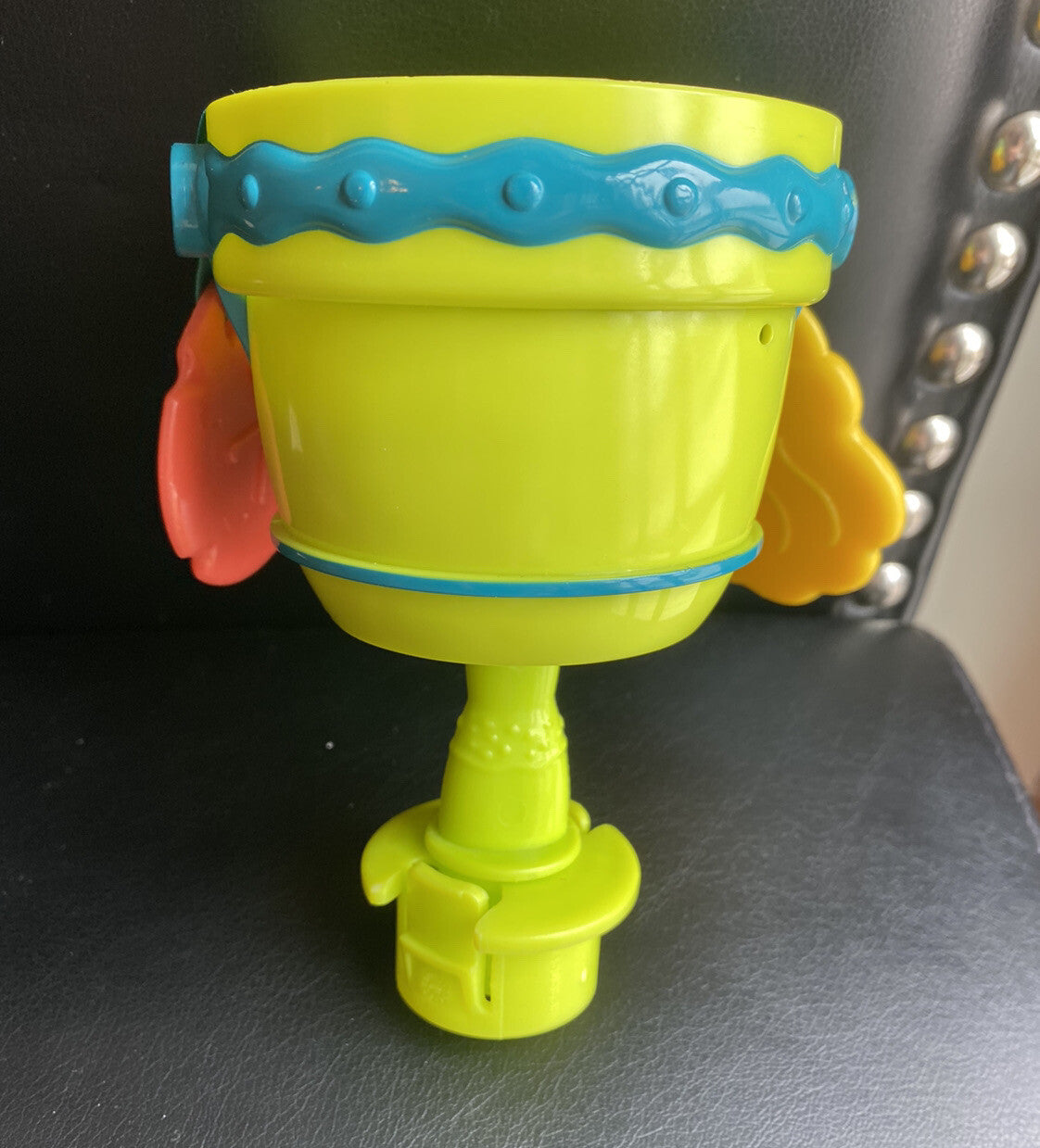 EVENFLO MEGA SPLASH EXERSAUCER SAND BUCKET PAIL TEETHER TOY  REPLACEMENT PART