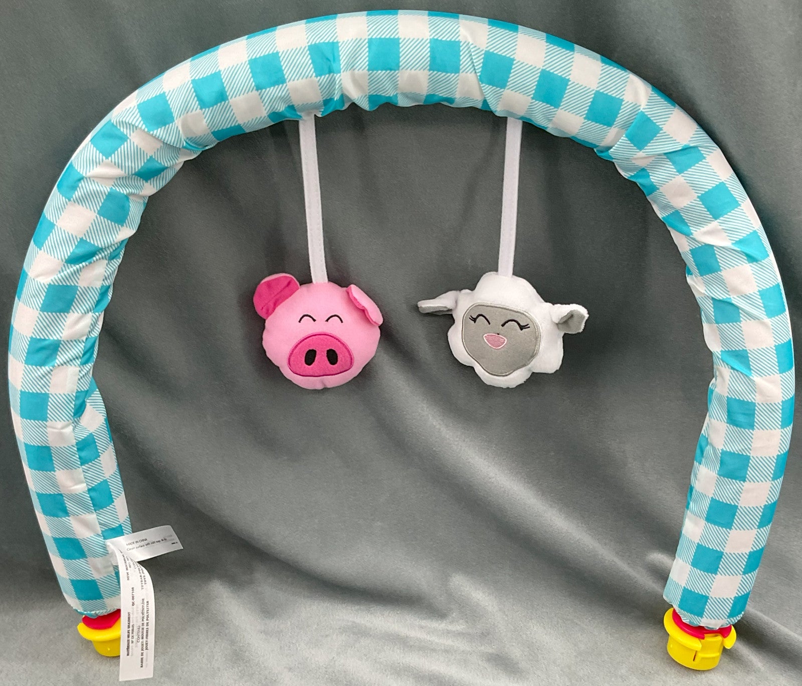 Evenflo ExerSaucer Moovin Groovin Replacement Part Only Fabric Toy Arch Sheep