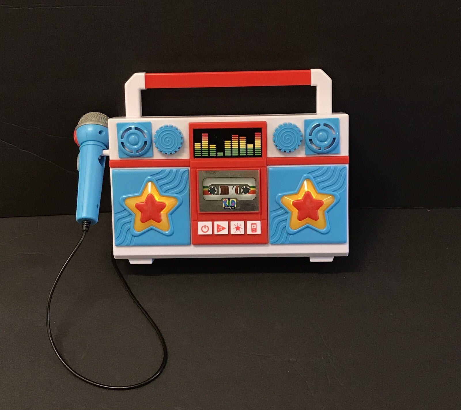 ekids Mother Goose Club Real Working Karaoke Microphone Boombox Build In Music