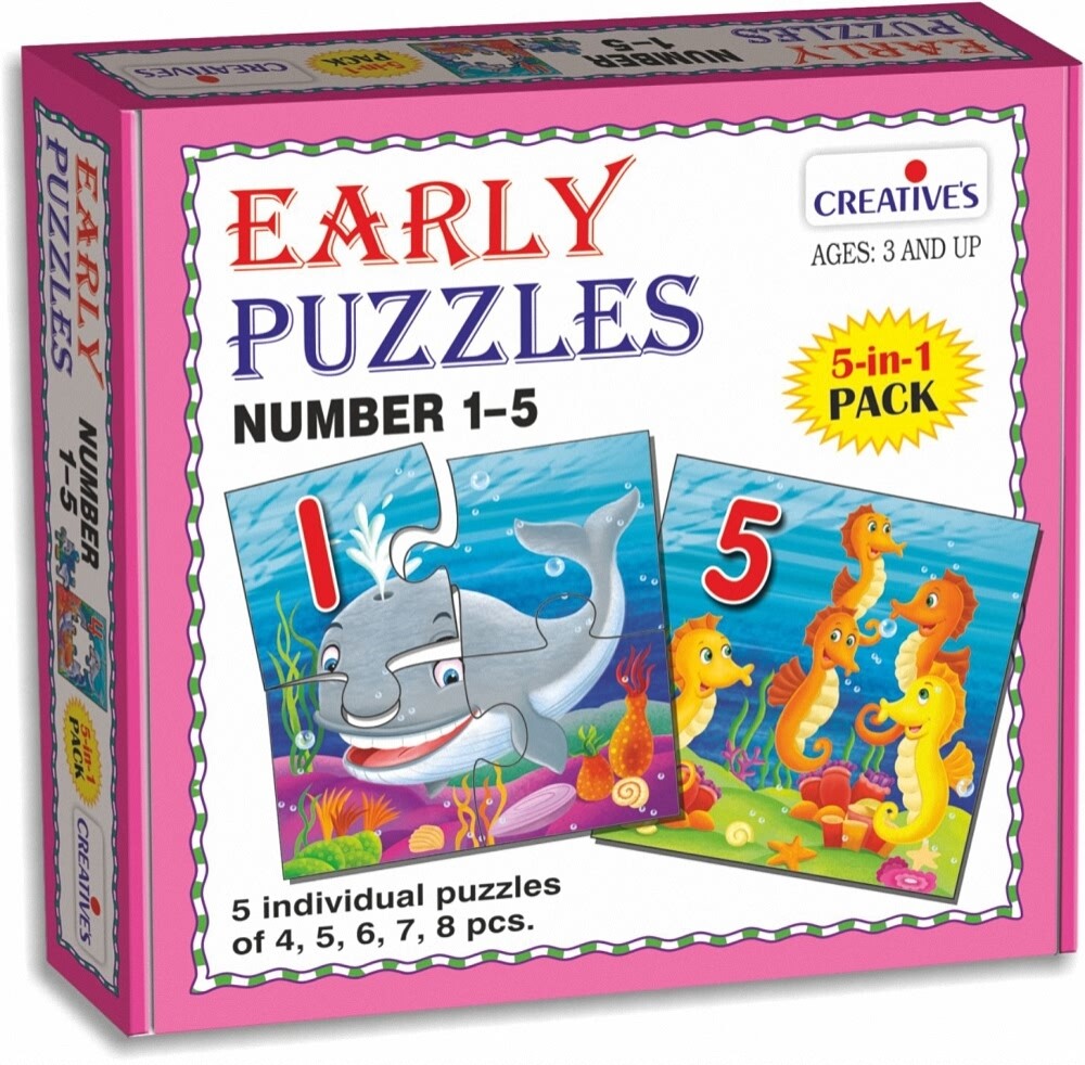 (CRE0788) - *** Creative Early Puzzles Step - Numbers 1 to 5
