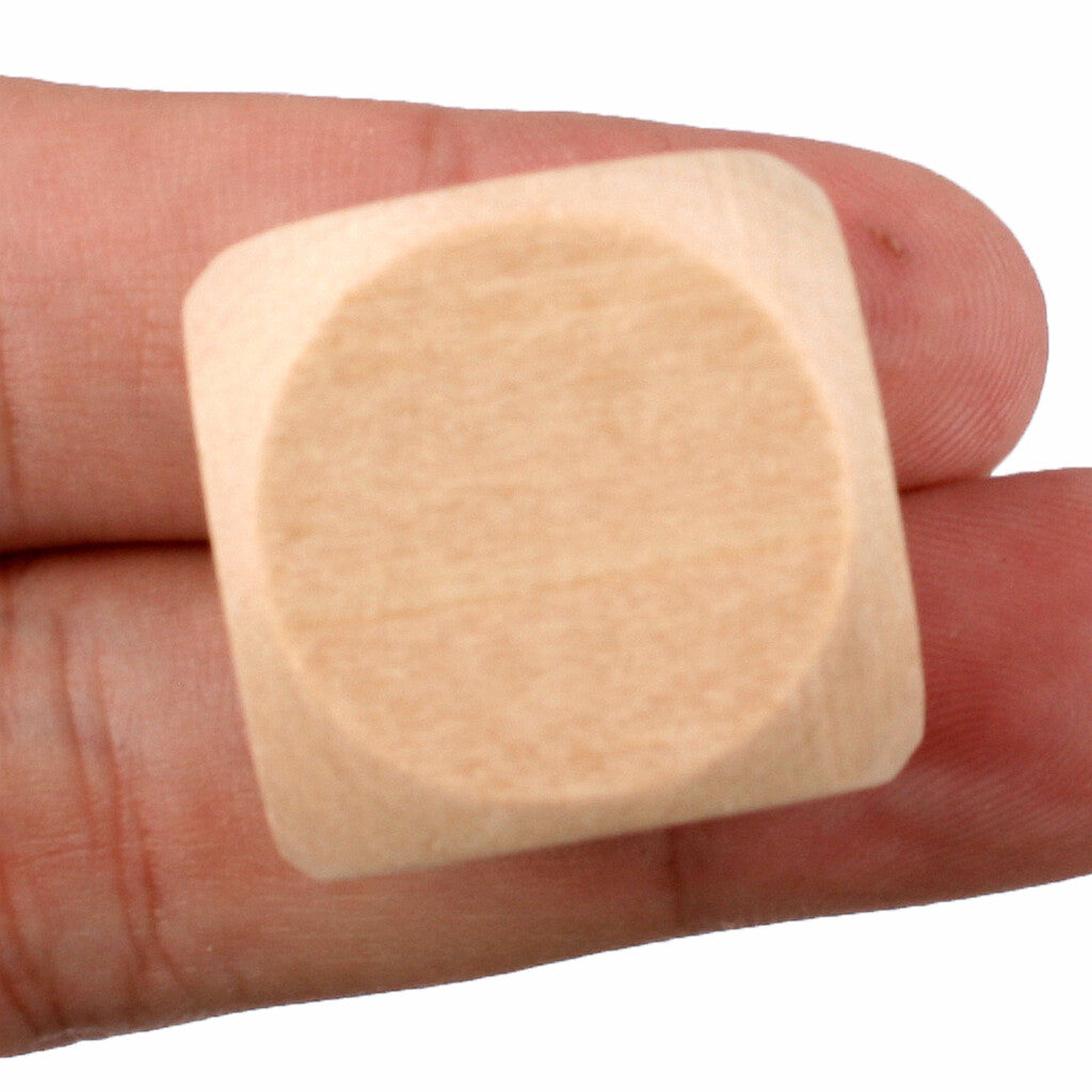 [JB] 12-100PCS Casual Educational Toys Wooden Table Game Blank Dice Size 20mm