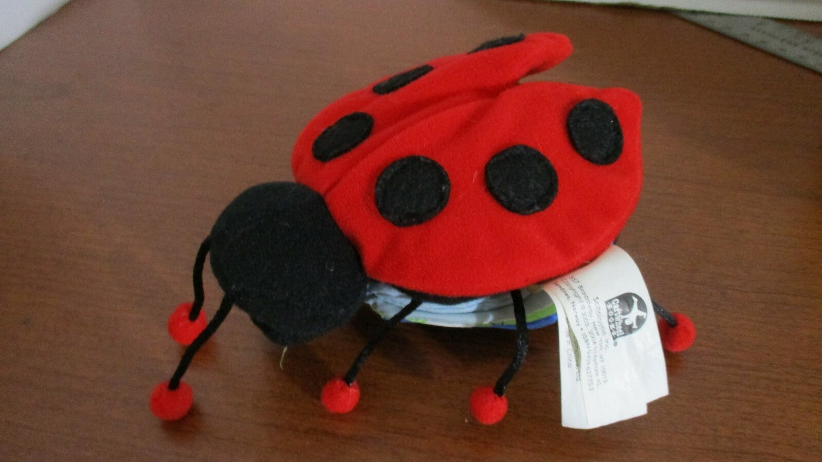CARTWHEEL BOOKS~Plush LADYBUG BABY BOOK