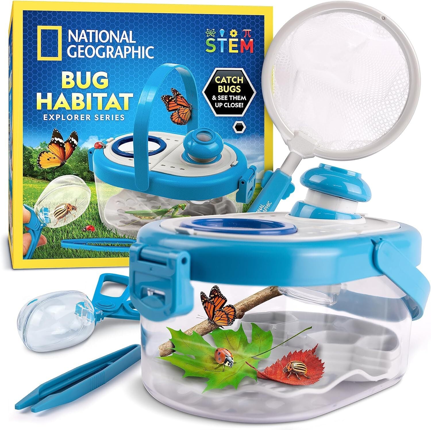 NATIONAL GEOGRAPHIC Bug Catcher Kit for Kids - Habitat with... 