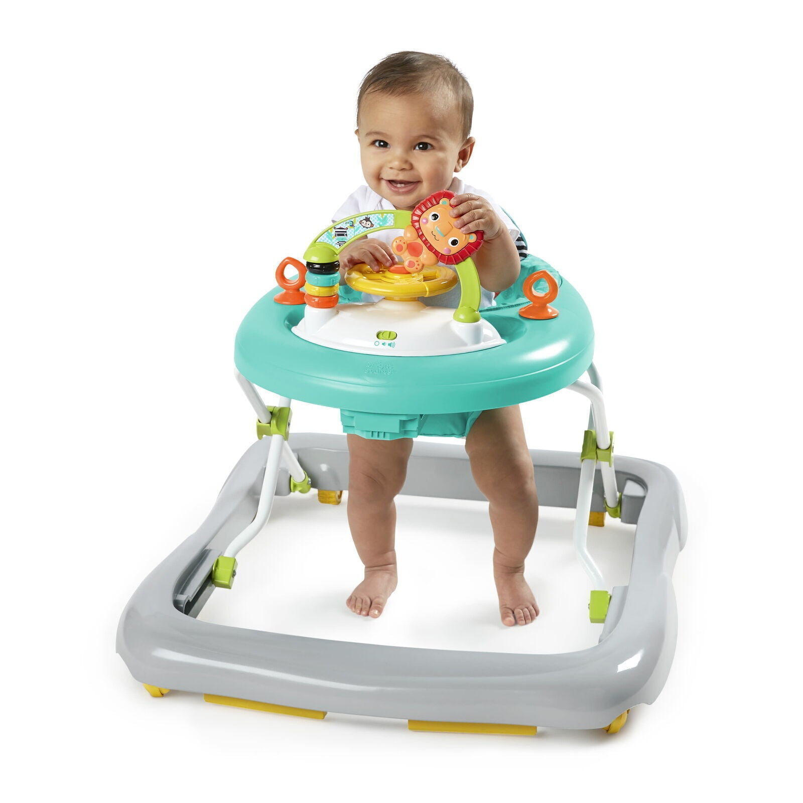 Baby Walker Removable Activity Toy Station Seat Pad Toddler  Chair Push Walking