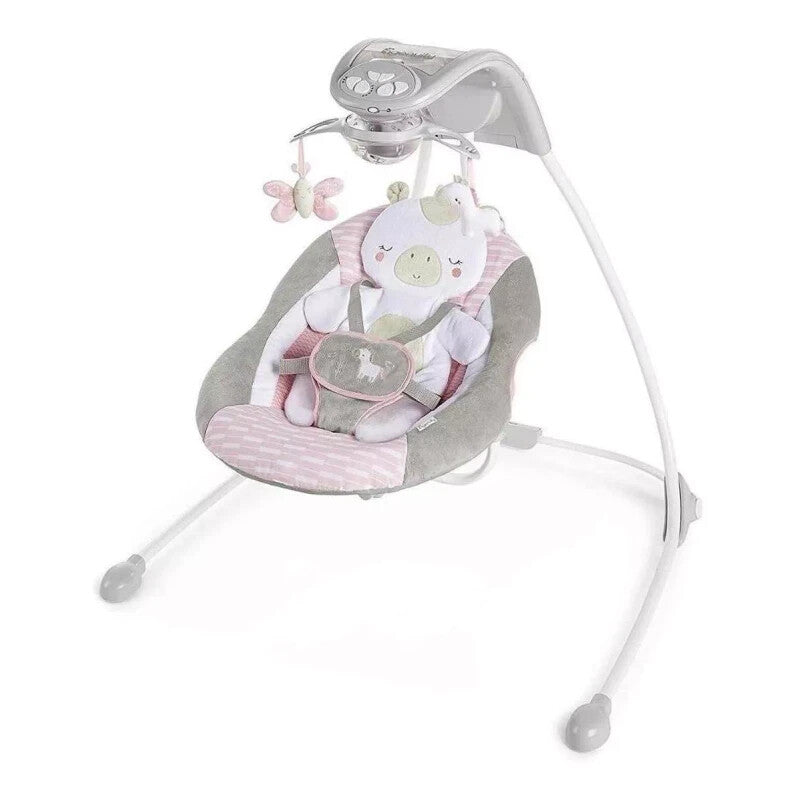 Ingenuity Baby Electric Cradling Swing, Swivel Rocker Chair, motorized mobile