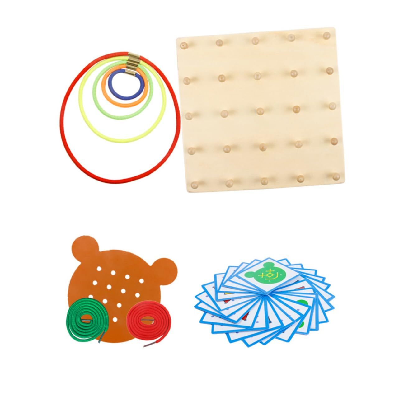 Toyvian 1pc Puzzles Children s Toys Childrens Toys Geo Board Game Montessori ...