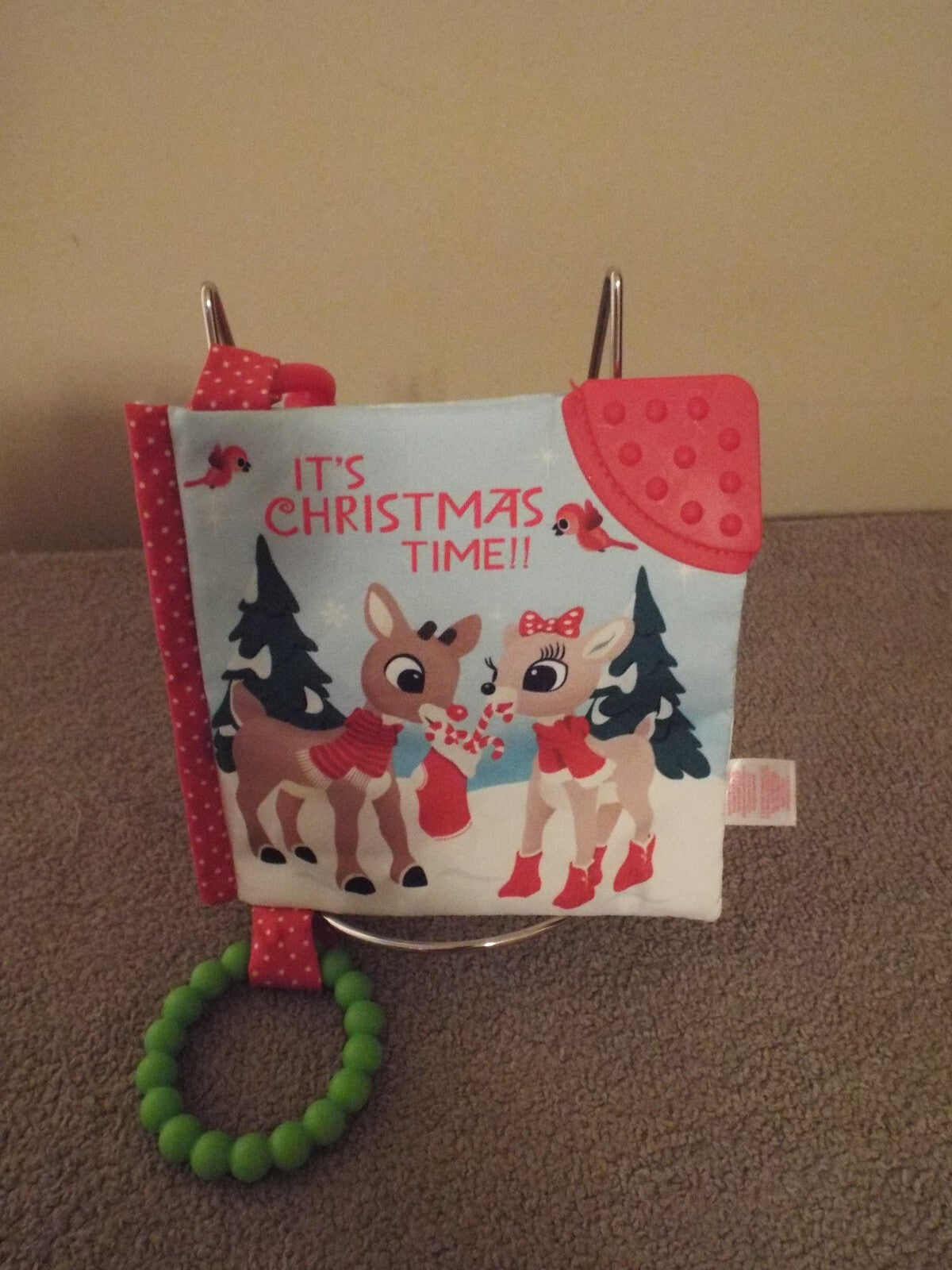 Rudolph It's Christmas Time!! Baby Crinkle Book
