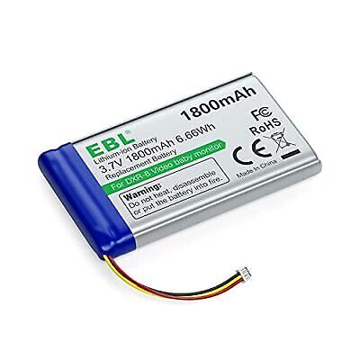 EBL Replacement Battery Infant Optics DXR-8 Video Baby Monitors 1800mAh