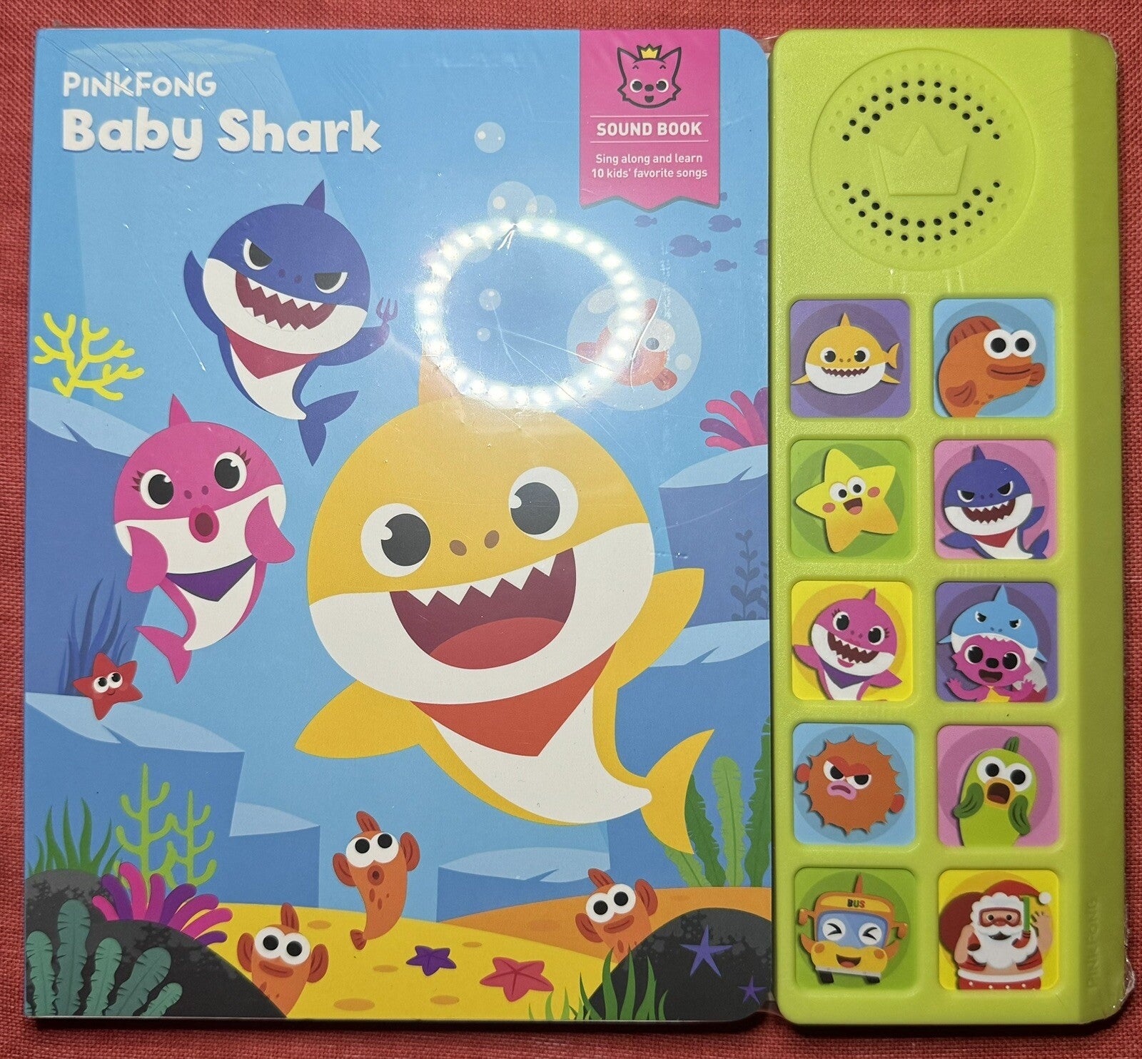 Pinkfong Baby Shark Sing-Alongs Sound Book (10 kids favorite songs)
