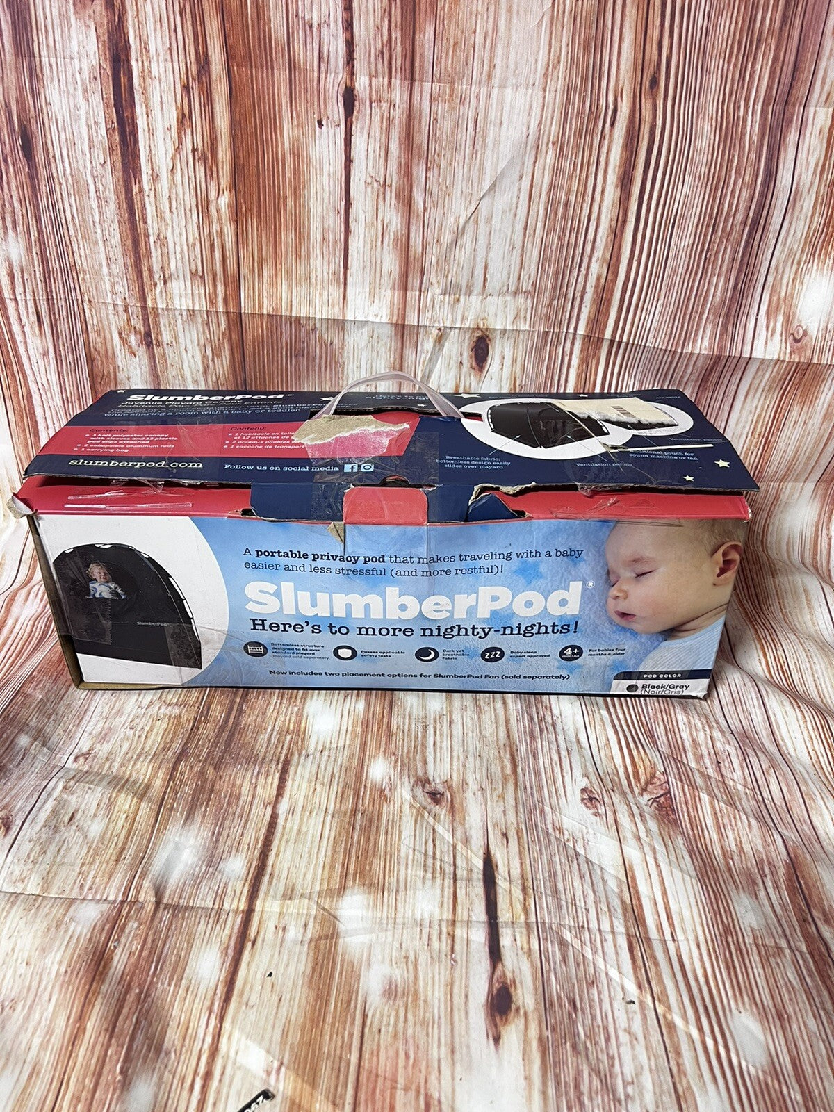 Slumberpod Privacy Pod Blackout Canopy Travel Sleep Toddler Sleeping Tent