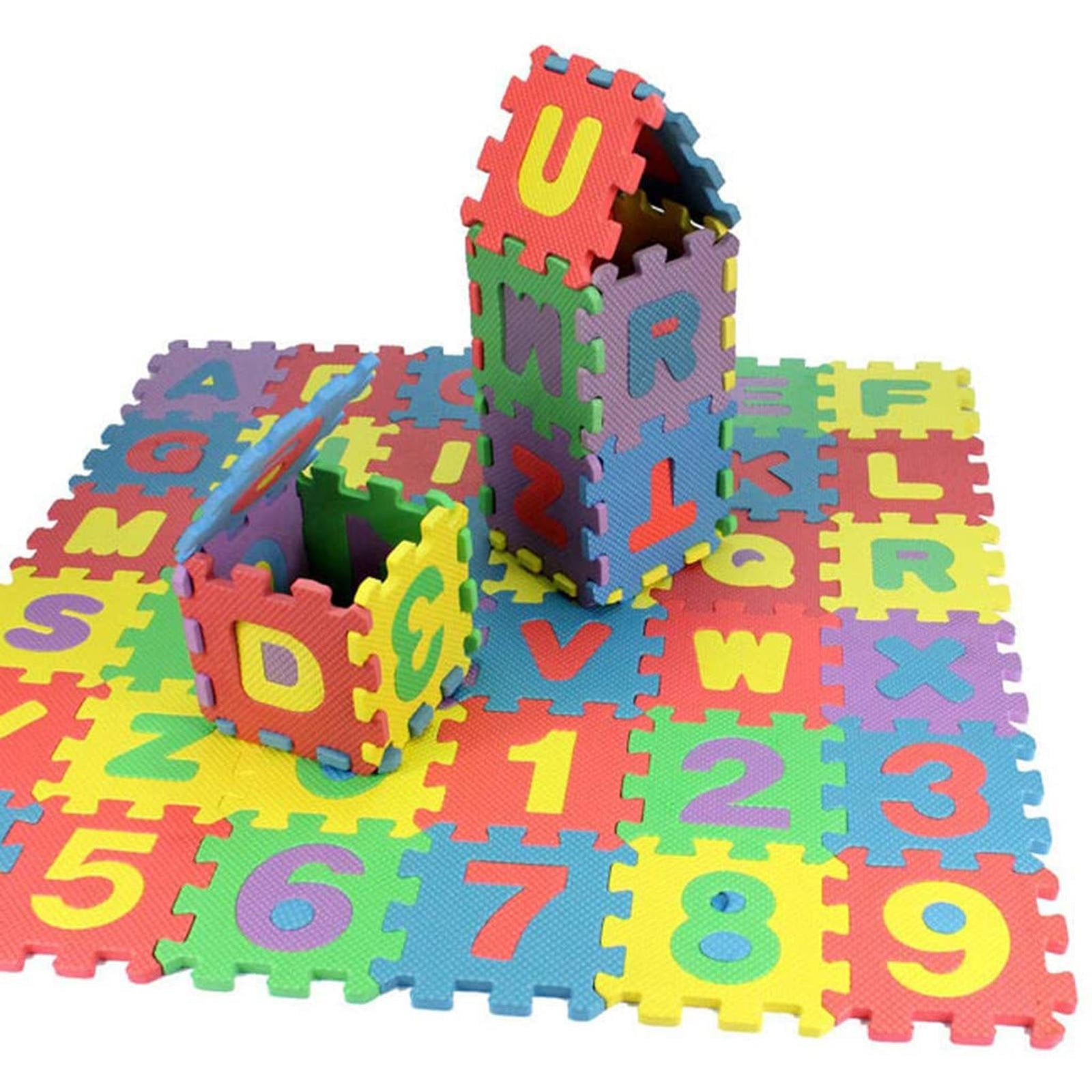 36pcs Play Mat Kids ABC Alphabet Interlocking Kids Soft Foam Jigsaw Puzzle Floor