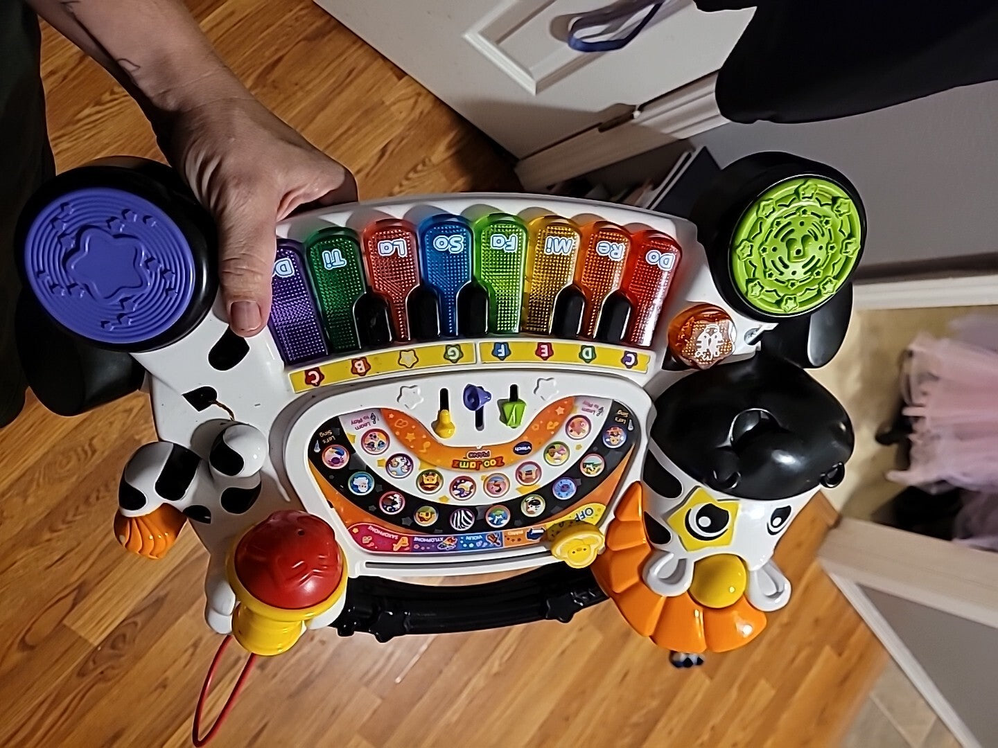 VTech Zoo Jamz Piano Musical Light Up Instruments Microphone Educational Kids