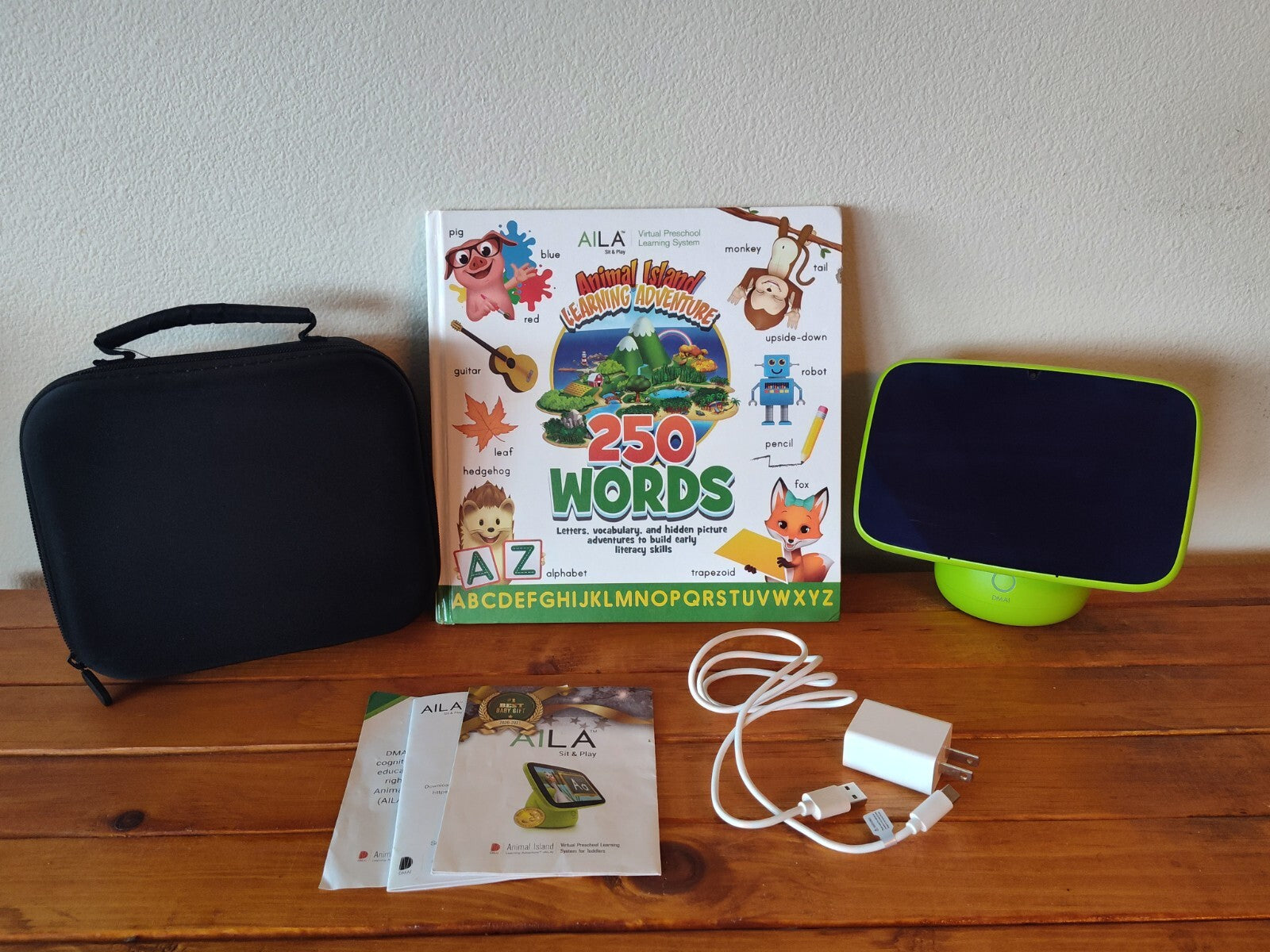 Animal Island Learning Adventure (AILA) Sit & Play Green X4C-US021, Book *READ*