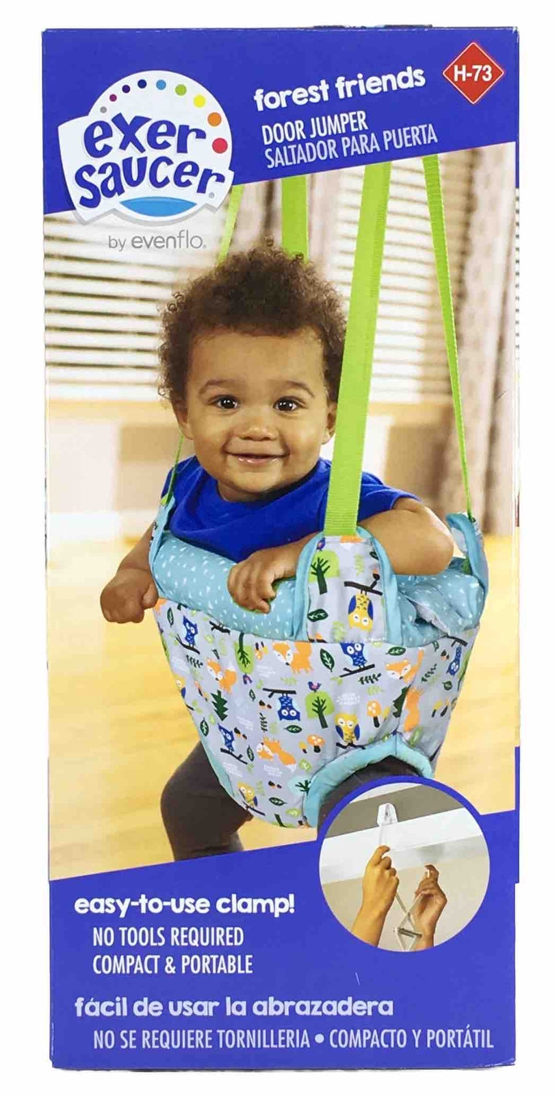 Exer Saucer Door Jumper H-73 Forest Friends Infant Toddler NEW Old Stock