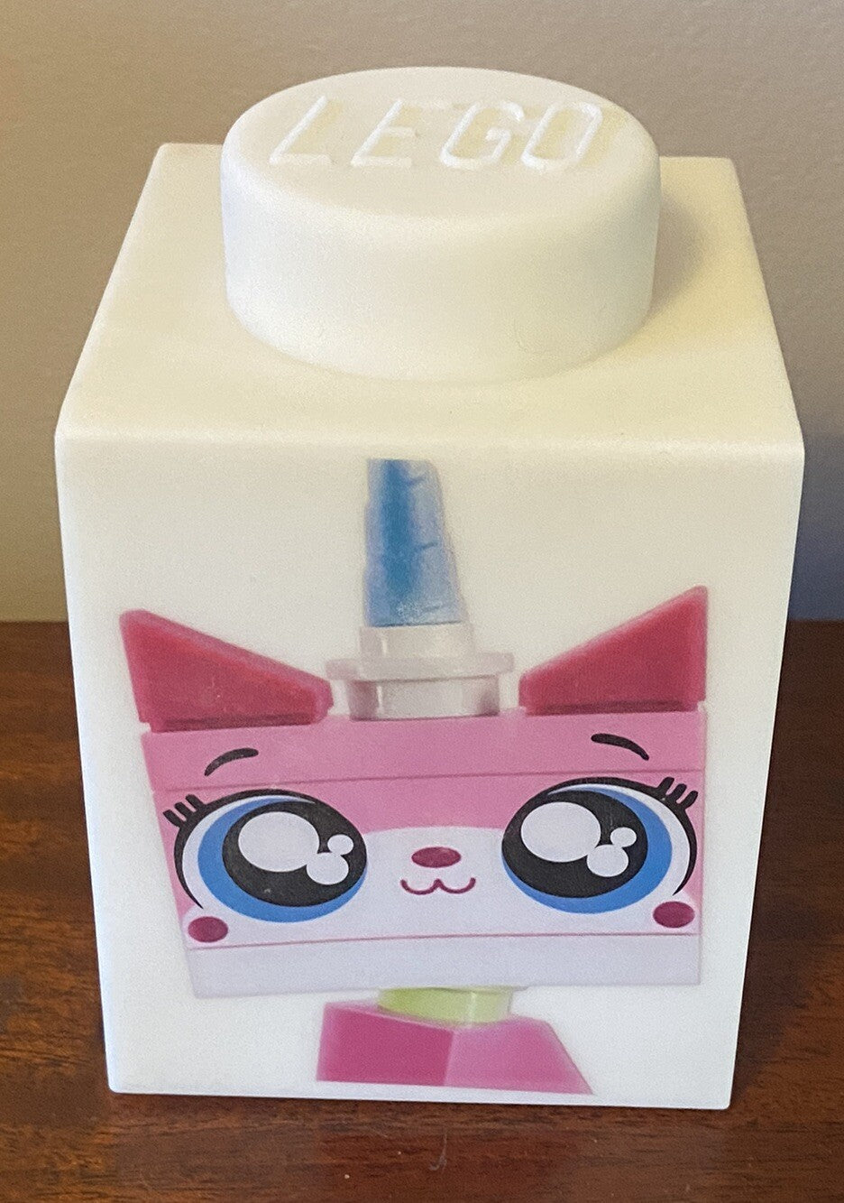 LEGO Silicone/Rubber Square Brick Night Light w/LED - Battery Operated