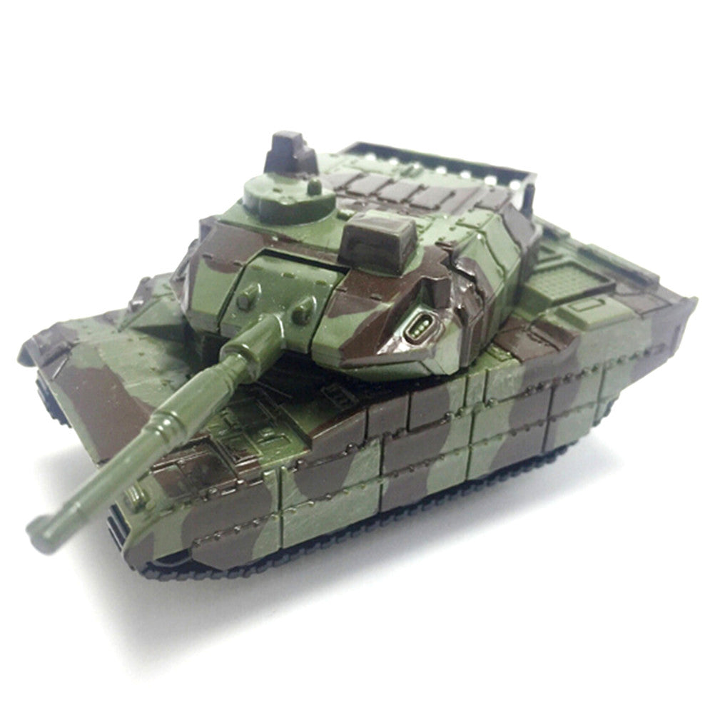 ArmyGreen Tank Cannon Military Model Miniature 3D  Kids Educational Toy Gift BH