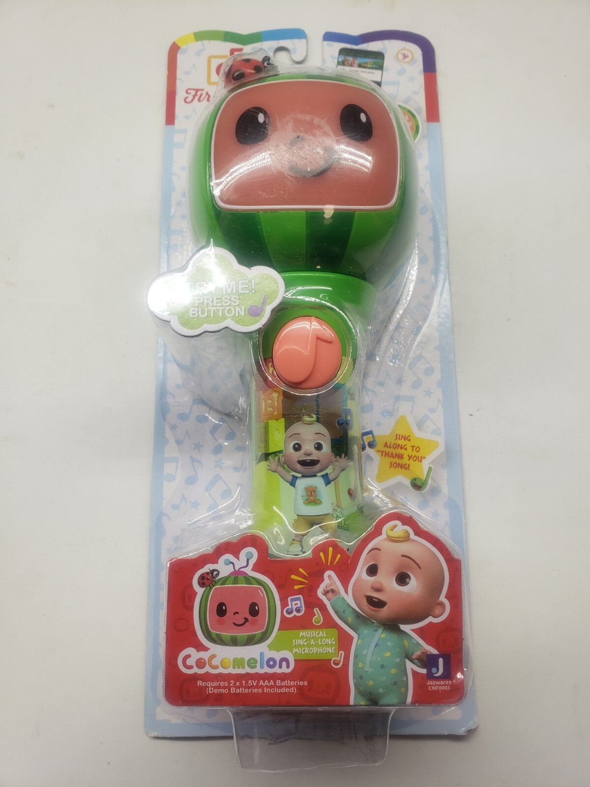 First Act CoComelon Musical Sing-Along Microphone "Thankyou" Song E10B