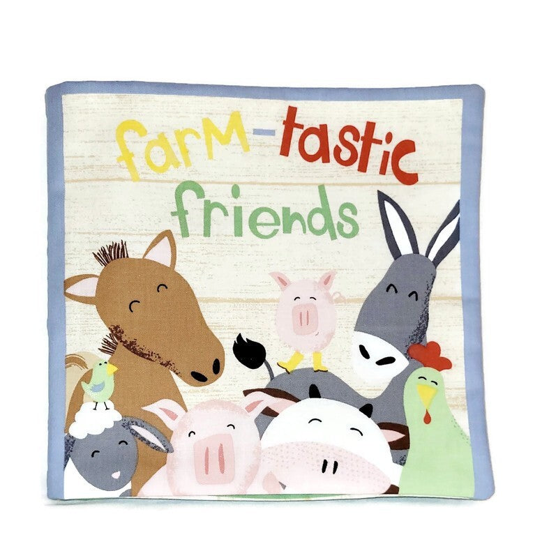 Farm-tastic Friends - Soft Cloth Books for Babies, Children, Boys, Girls