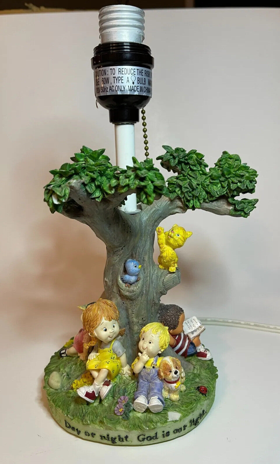 Little Blessings Children's Lamp with flaws/chips PLEASE READ description