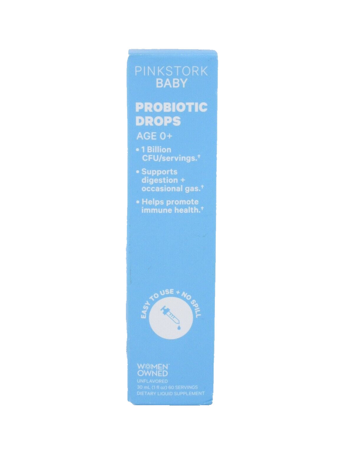 Pink Stork Baby Probiotic Drops Infant Digestion Support, 1 fl oz - FREE SHIPP!