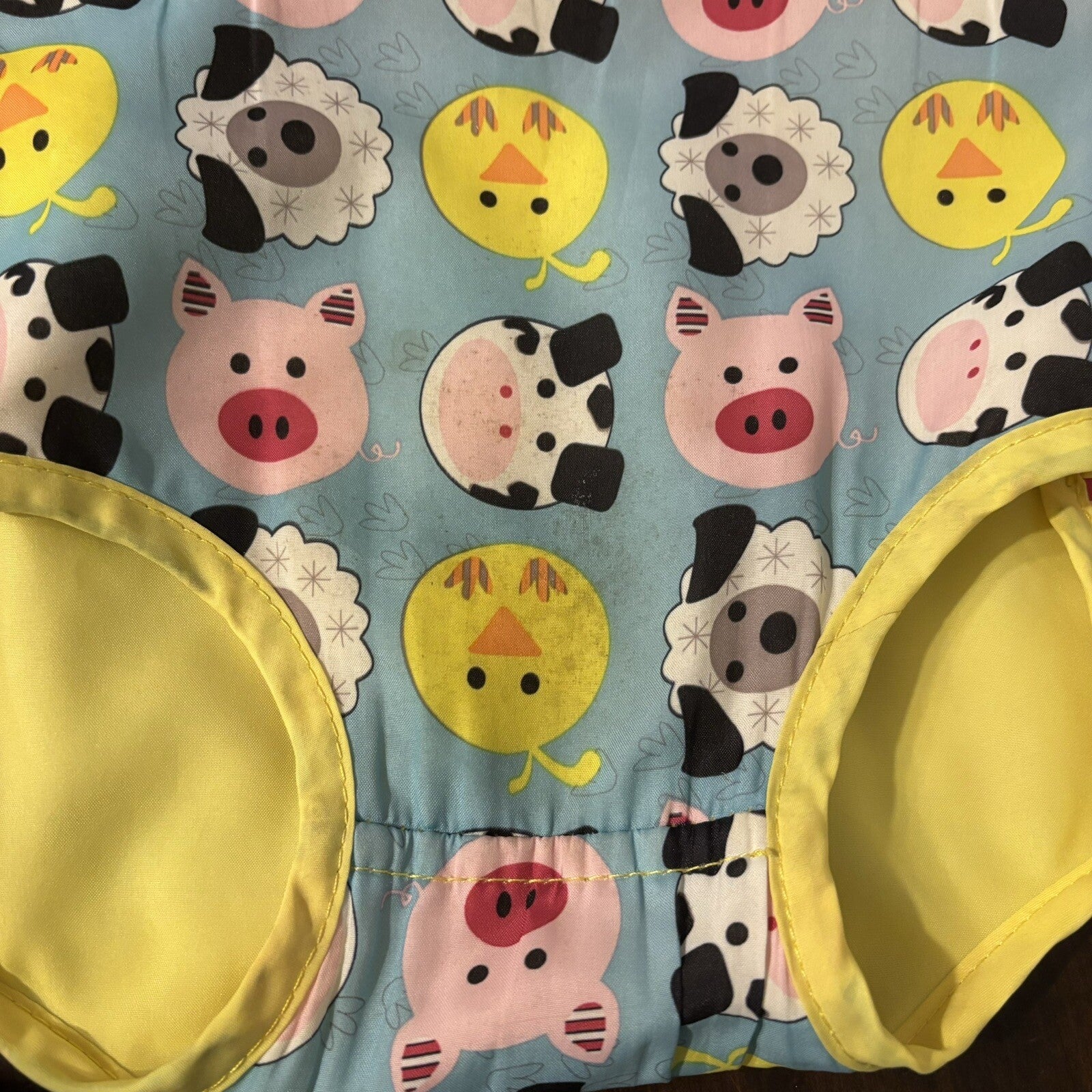 Evenflo Exersaucer Bouncing Barnyard Animals Fabric Seat Cover Replacement Part