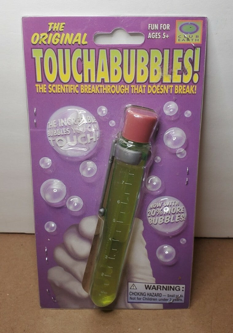 Vintage "The Original Touchabubbles!" New Sealed
