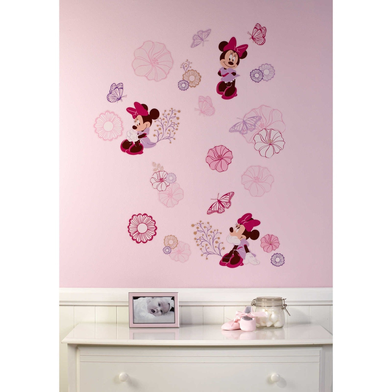 Minnie Mouse: Butterfly Dreams Removable Wall Decals by Disney Baby