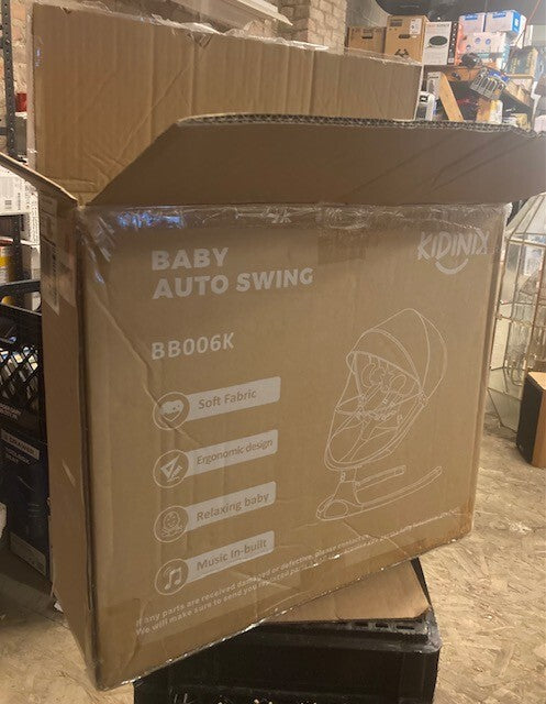 Electric/Battery Operated Portable Baby Swing Rocking Chair, Touch Screen Remote